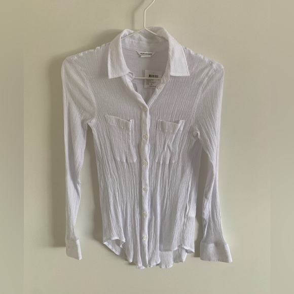 Club Monaco Claudia Shirt pure white XS - Picture 4 of 6